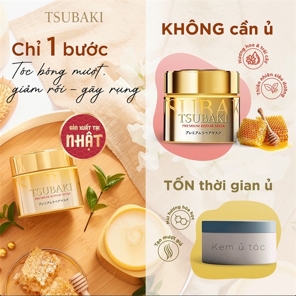 Mặt nạ tóc cao cấp phục hồi hư tổn 180g