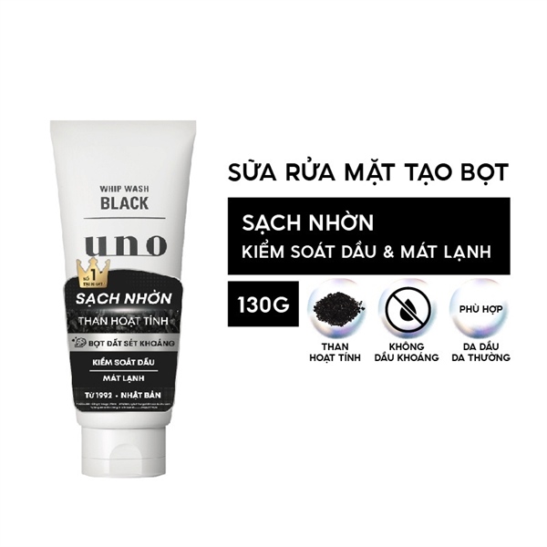 UNO SRM tạo bọt sạch nhờn 130g