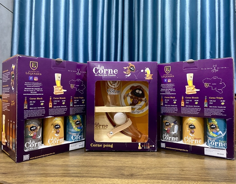 Set La Corne 3 x 33cl + 1 ly - 330ml (Set) (Set)