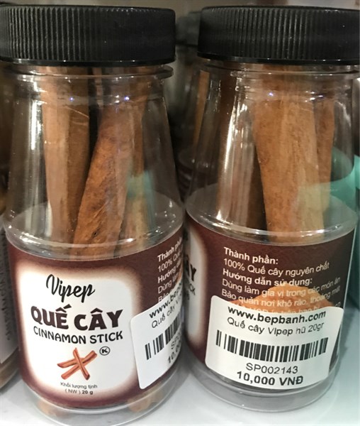 Quế cây Vipep hũ 20gr