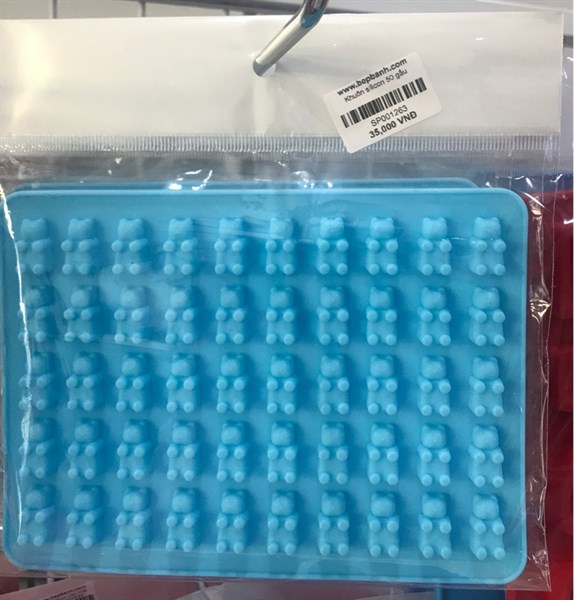 Khuôn silicon 50 gấu