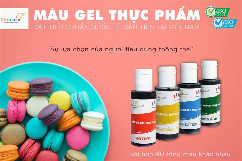 Màu thực phẩm Unicorn dạng GEL 28gr