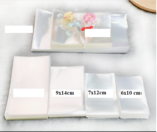 Túi opp đựng kẹo mút(kẹo que) 7x12cm( dày)-50 cái