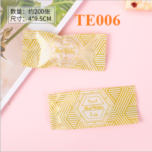 Túi ép kẹo nougat 4*9.5cm (~195cái/xấp) (TE006)