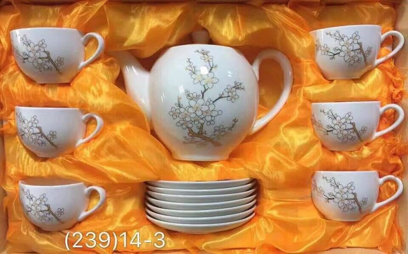 BỘ TÁCH TRÀ LỤA 239