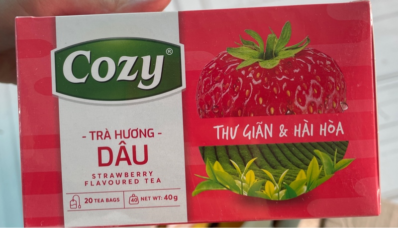 Trà Cozy hương dâu 20 túi