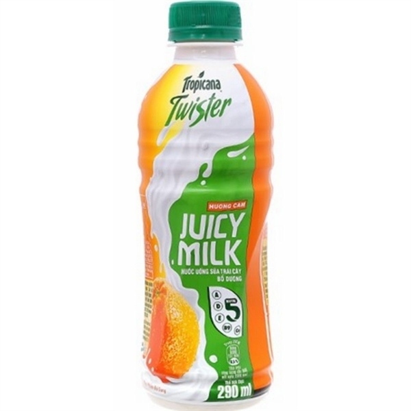 NƯỚC TRÁI CÂY SỮA JUICY MILK VỊ CAM 320ML
