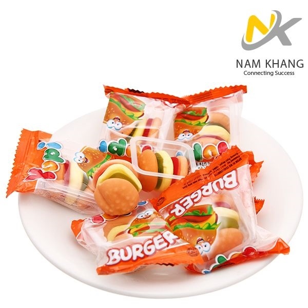 KẸO DẺO YUPI MINI BURGER DÂY 7Gx60