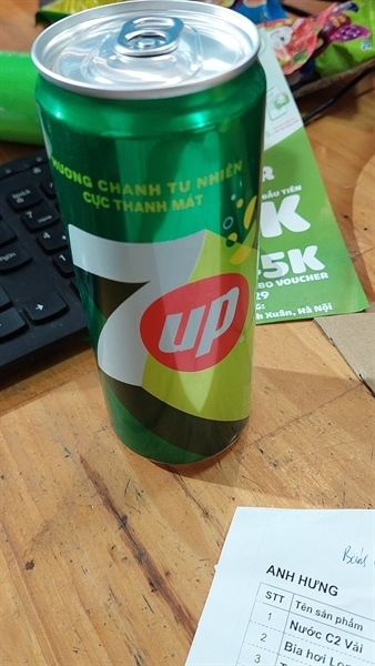 Nước ngọt có ga 7Up lon 320ml