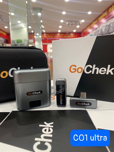 Mic thu âm không dây đơn kèm đốc sạc GoChek Type-C C01 Ultra