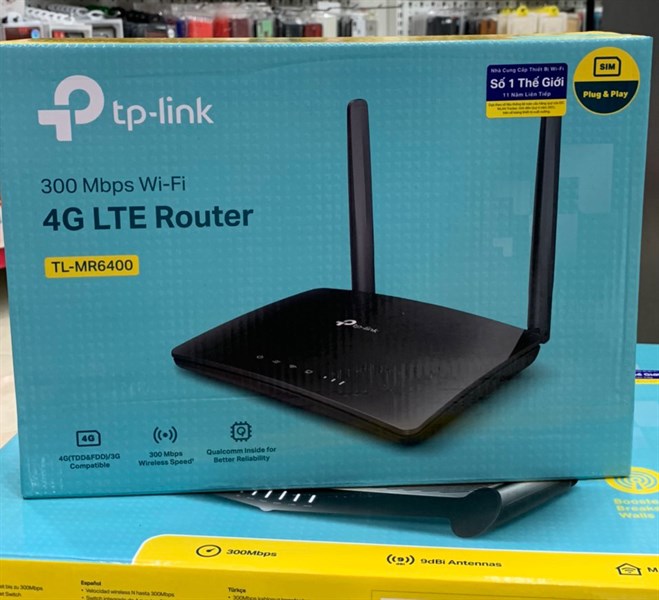 Bộ phát Wifi TP-Link TL-MR6400 2 Ăngten XUYÊN TƯỜNG