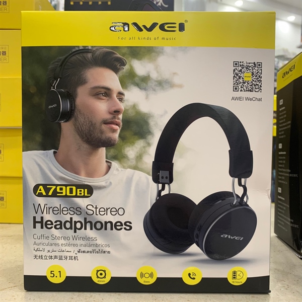 Tai nghe Bluetooth chụp tai AWEI A790BL