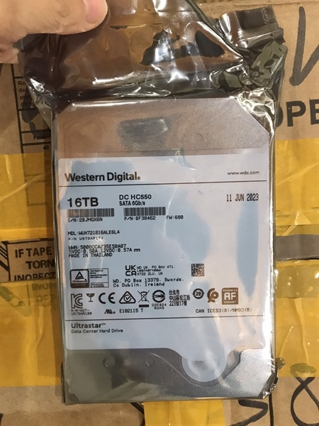 Ổ cứng 16TB HDD Western Digital 512MB 7200RPM
