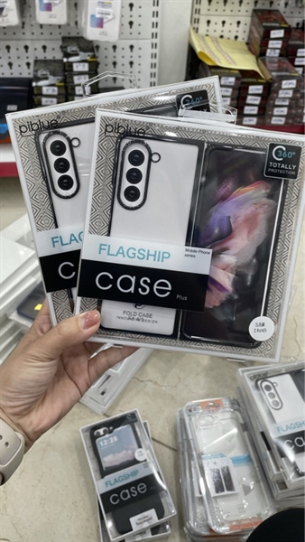 Ốp SAMSUNG Z FOLD 5 Piblue Cứng viền si