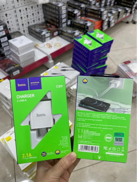 Sạc HOCO 2 cổng USB C89/ C73
