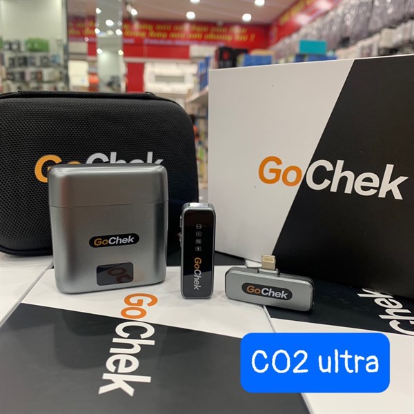 Mic thu âm không dây đơn kèm dock sạc GoChek iPhone C02 Ultra