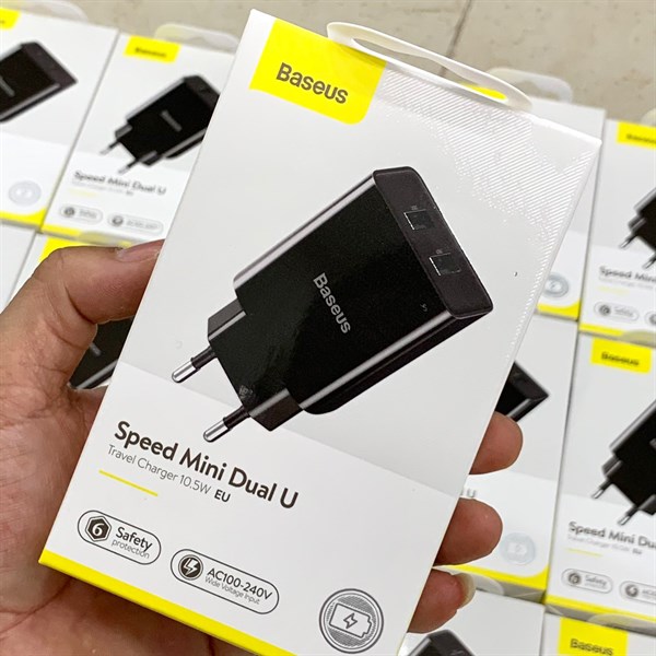 Sạc BASEUS CCFS-R01 2 cổng USB