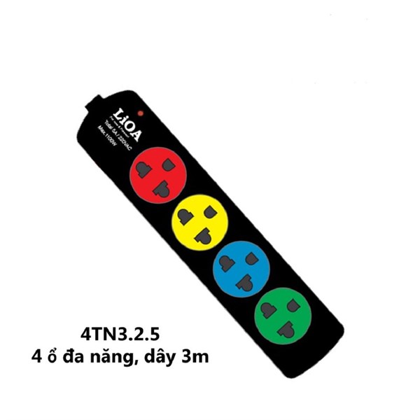 Ổ liền dây LIOA 4TN3.2.5 3m