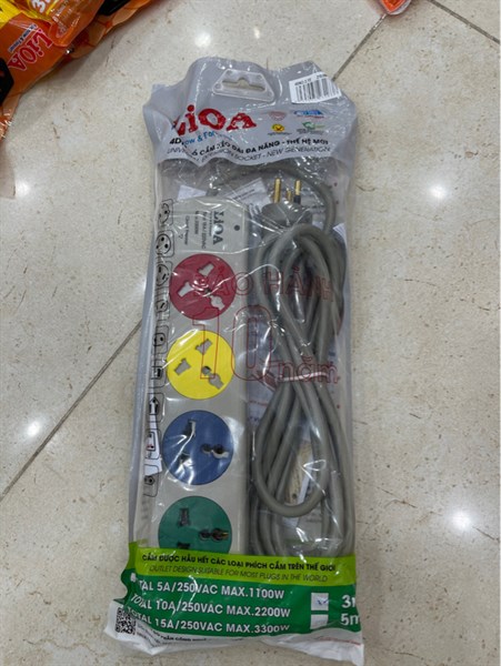 Ổ điện LIOA 4DN3.3.15 3m
