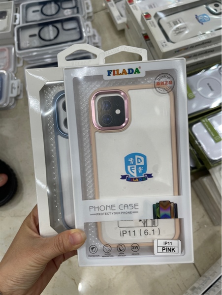 Ốp iPHONE 14 Plus 6.7 X-Level/ FILADA lưng kính viền màu