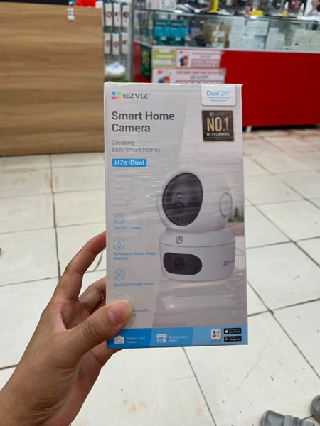 Camera wifi EZVIZ H7C Dual 2K+ 2 mắt, trong nhà