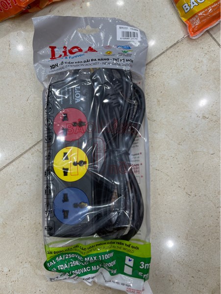 Ổ điện LIOA 3DN3.3.5 3m