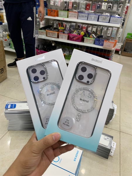Ốp MEMUMI Nhũ Magsafe iPhone 15 Plus 6.7