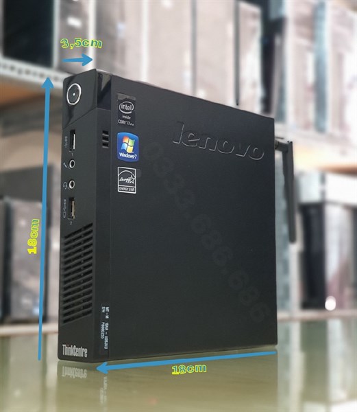 Lenovo ThinkCentre M93p Tiny i5 4570T Ram 8GB SSD 512GB Siêu Bé