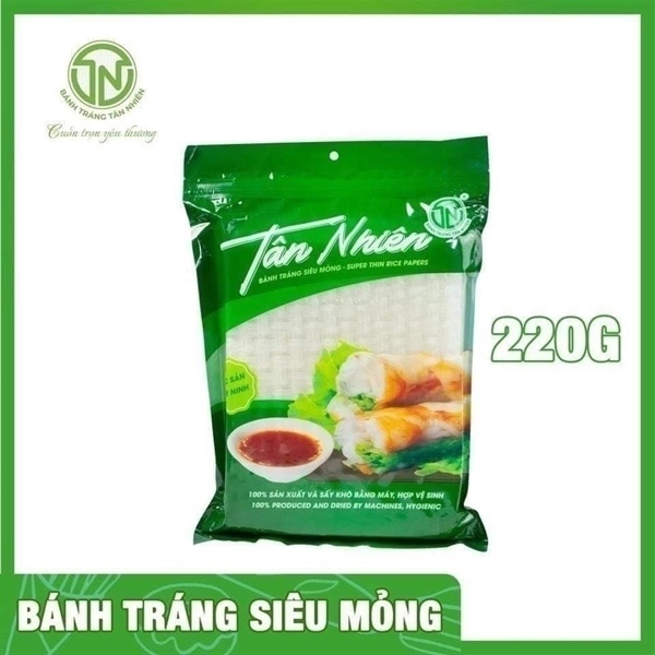 BÁNH TRÁNG TÂN NHIÊN GÓI 220G