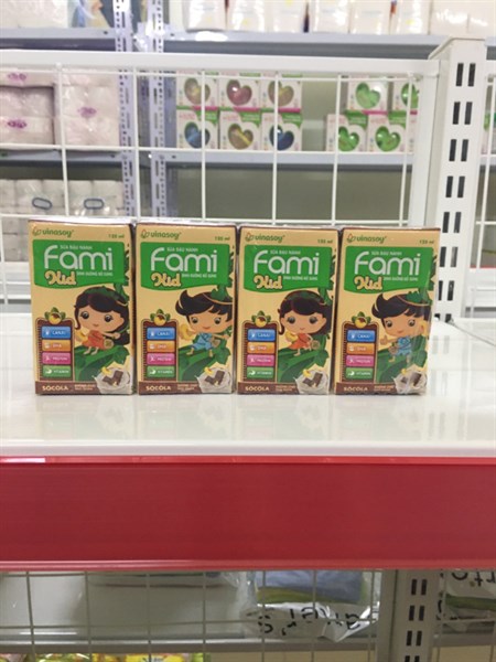 Sữa đậu nành Fami Kid Socola 125ml