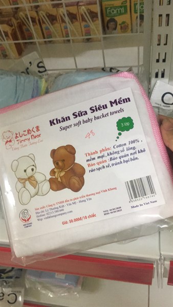 Khăn sữa 3 lớp