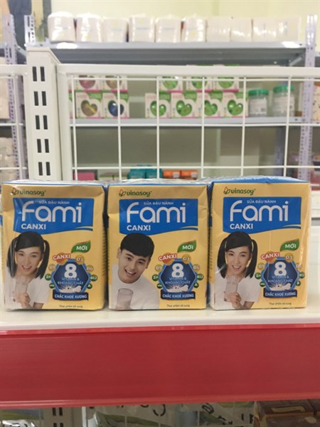 Sữa đậu nành Fami Canxi 200ml