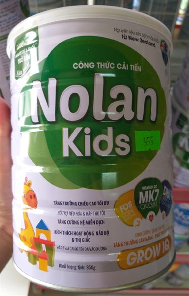 Sữa Nolan Kids trên 1 tuổi