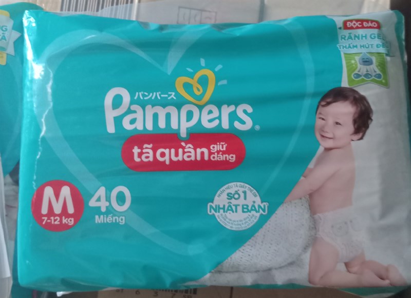bỉm pamper size M