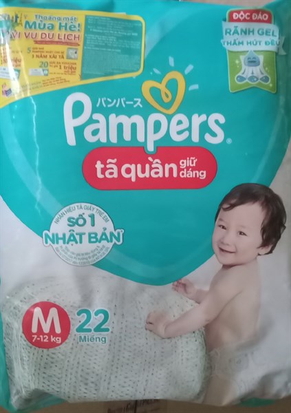 bỉm pamper size M
