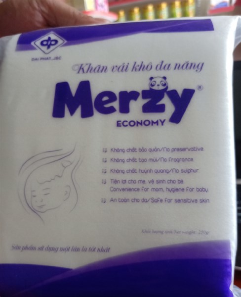 khăn vải khô đa năng Merzy