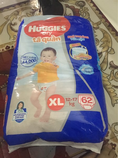 Huggies XL 62 quần