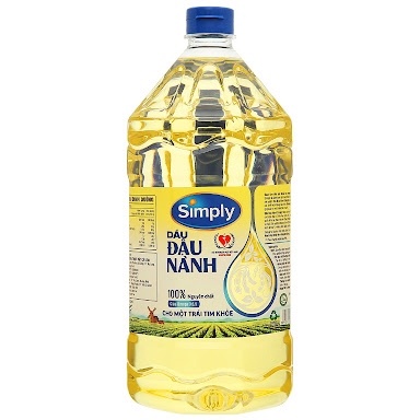 Dầu ăn Simply đậu lành 2 lít