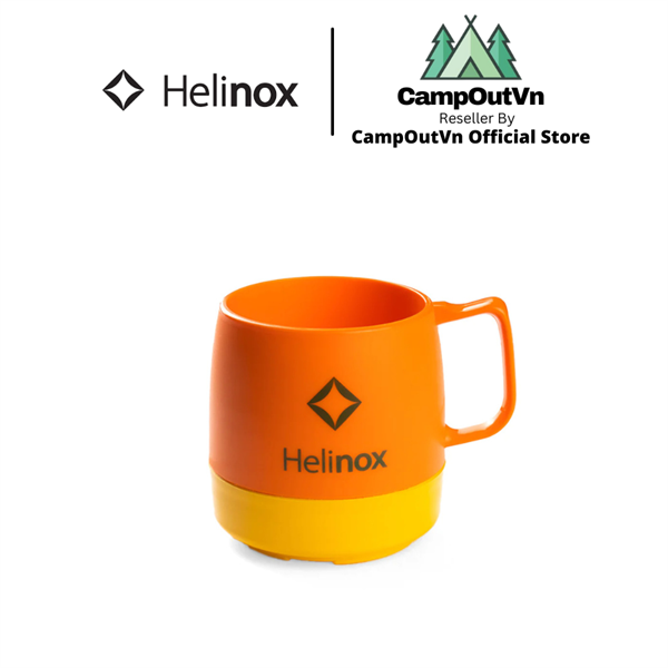 Ly cốc nhựa cắm trại Helinox Dinex Mug Orange/Yellow 8oz du lịch dã ngoại 240ml Campoutvn A559