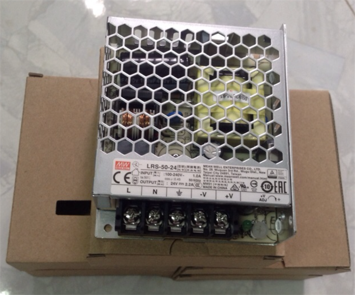 Bộ nguồn Meanwell LRS-50-24. Tải 50W 24Vdc - 2.2A