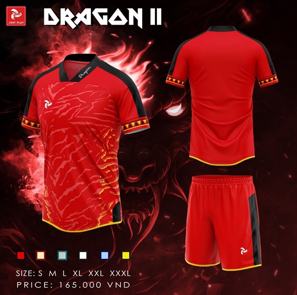Bộ bóng đá Dragon 2 - Đỏ