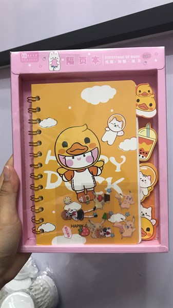 Sổ lò xo kèm sticker Everypage Of Book QBT1438