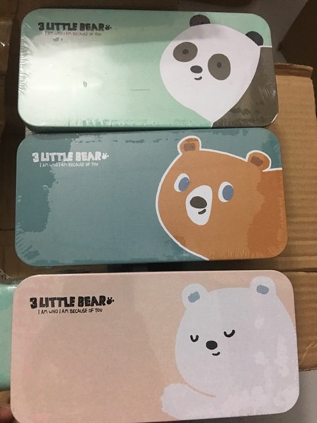 Hộp thiếc 3 Little Bear TR-BF10171