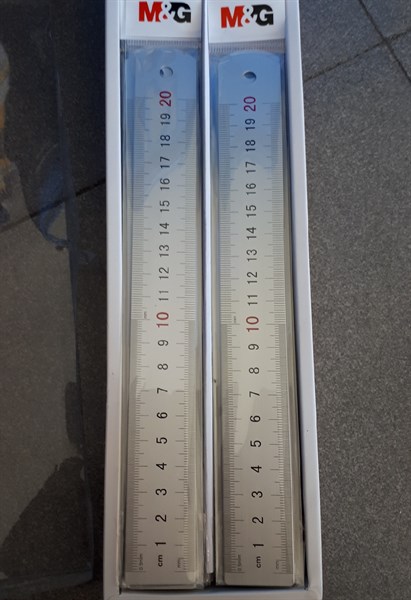 Thước kẻ sắt 20cm ARLN0483