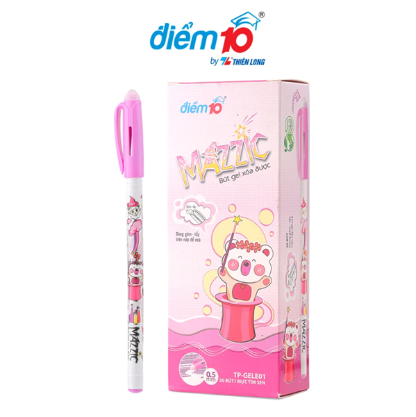 Bút gel tím xóa được Mazzic TP-GELE01