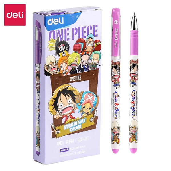 BÚT GEL DELI One Piece CG13 0.5mm - TÍM