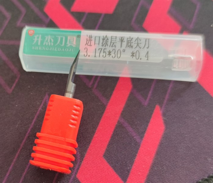 Dao Phay khắc chữ hợp kim 3.175*25°*0.2 - Việt Phát