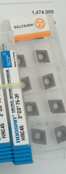 Mảnh dao CCMT09 T304 VP KY8208 (Pcs) - Việt Phát