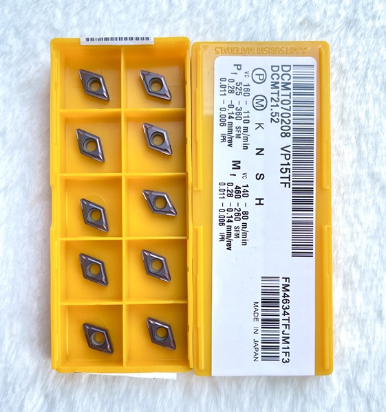 MẢNH DAO TIỆN DCMT070208 VP15TF (Pcs) - Việt Phát