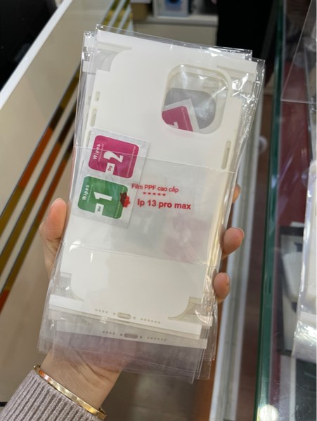 Dán PPF-S 0.6mm iPHONE 13 Pro Max 6.7 mặt sau